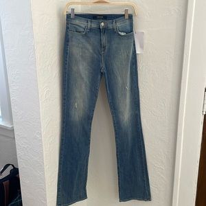 J BRAND Women's Remy Mesmerize Distressed Jeans Size 27 In Blue